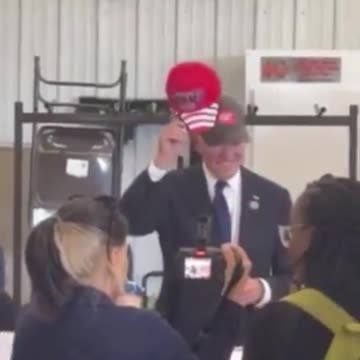 Joe Biden just put on a Trump 2024 campaign cap