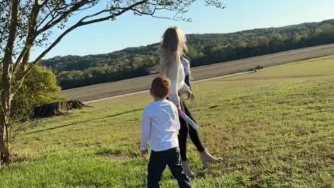 Gender Reveal Balloon Flies Away