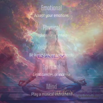 Daily Mind-Body-Spirit Tips 67