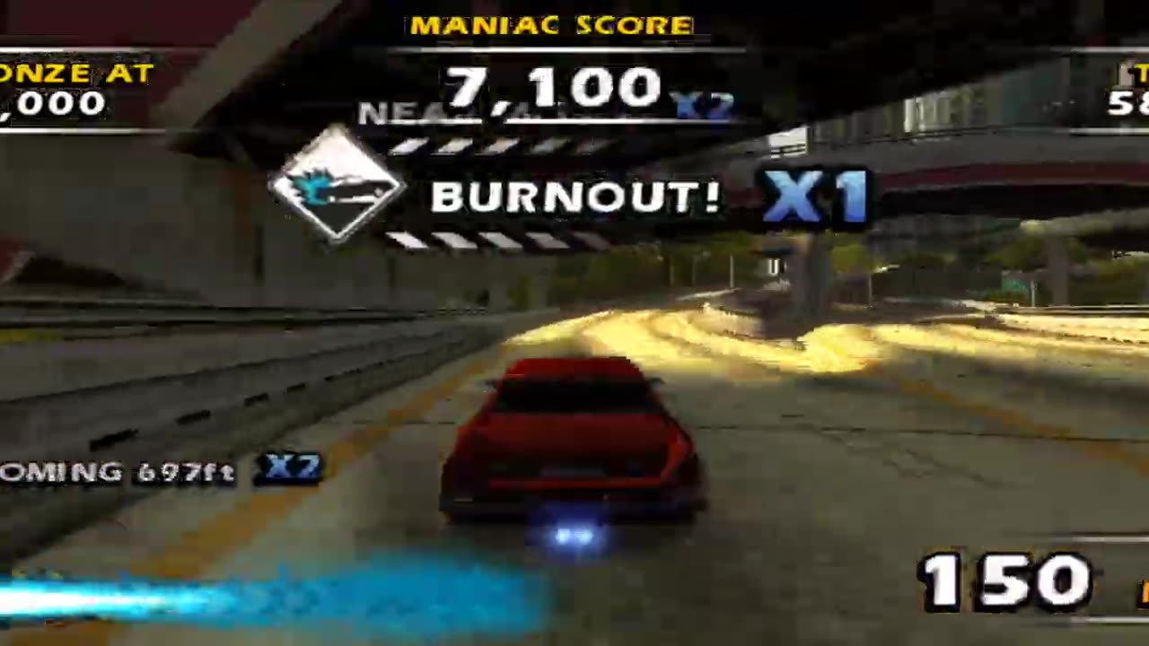 Burnout Dominator - World Tour Classic Series Event 11 Gameplay(PPSSPP HD)