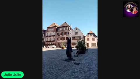 Un petit coucou en direct d'Alsace le plus beau village de France 03/07