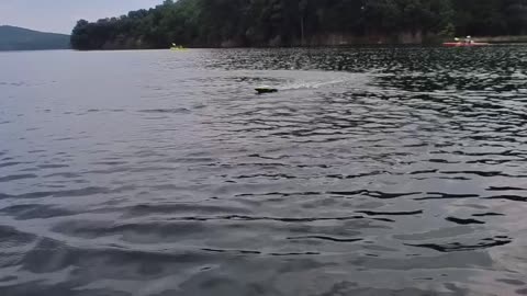 RC Boat in Round Valley Reservoir - Lebanon, NJ - Float On - Modest Mouse
