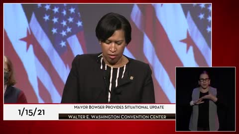 Mayor Bowser Provides Situational Update, 1-15-21