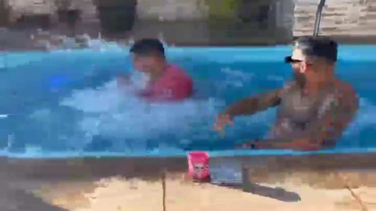 dropping in at a mates house.