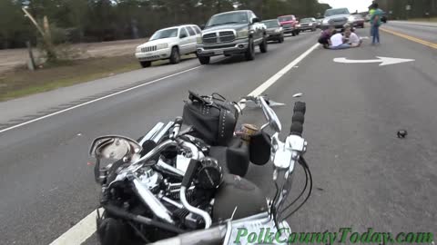 CAR VS MOTORCYCLE, SPRING CREEK TEXAS, 11/24/21...