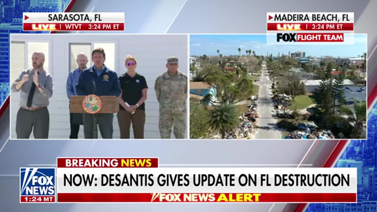 Gov. Ron DeSantis_ At least 340 individuals and 49 pets have been rescued