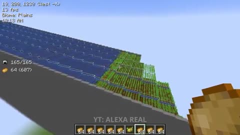 Largest potato farm in minecraft