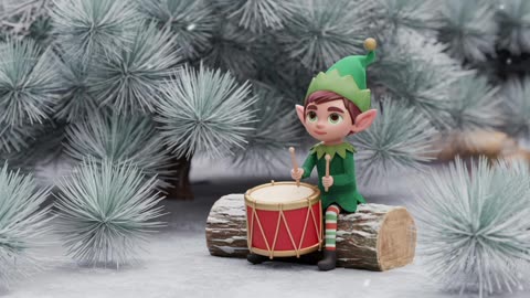 Little drummer Elf