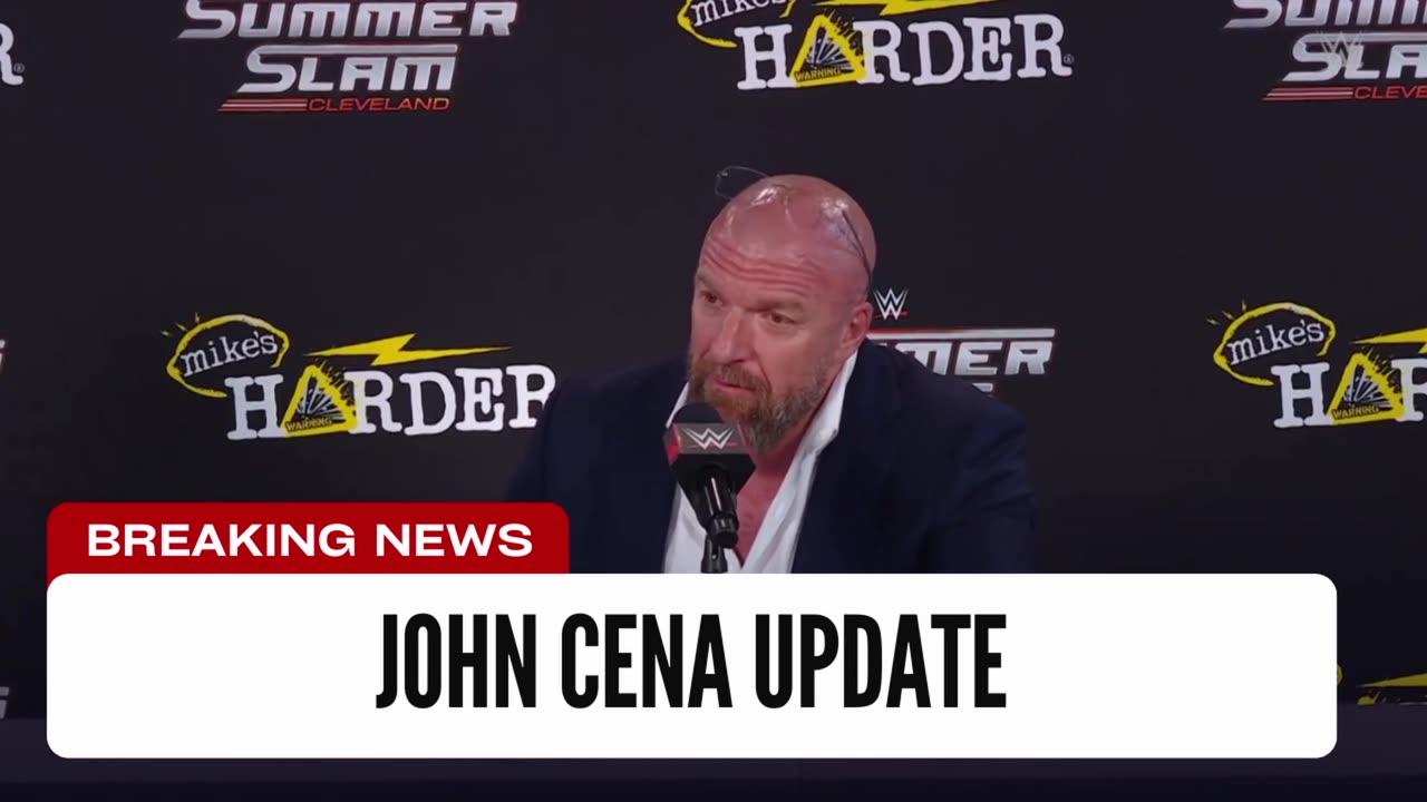 Triple H Reveals John Cena Timetable