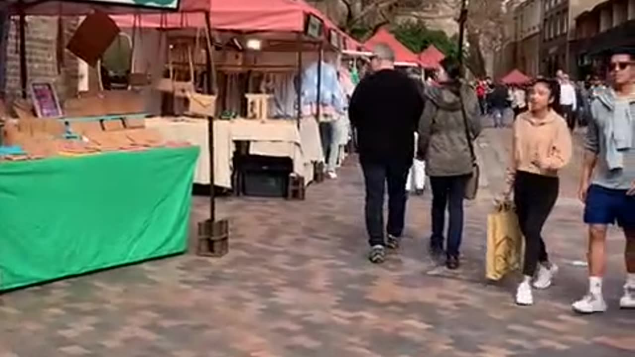 Food street harbour bridge Sydney Australia