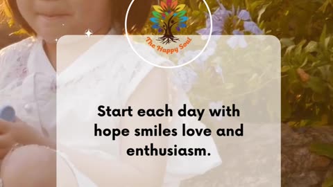 "Hope, Smiles, Love, Enthusiasm: Daily Essentials!"