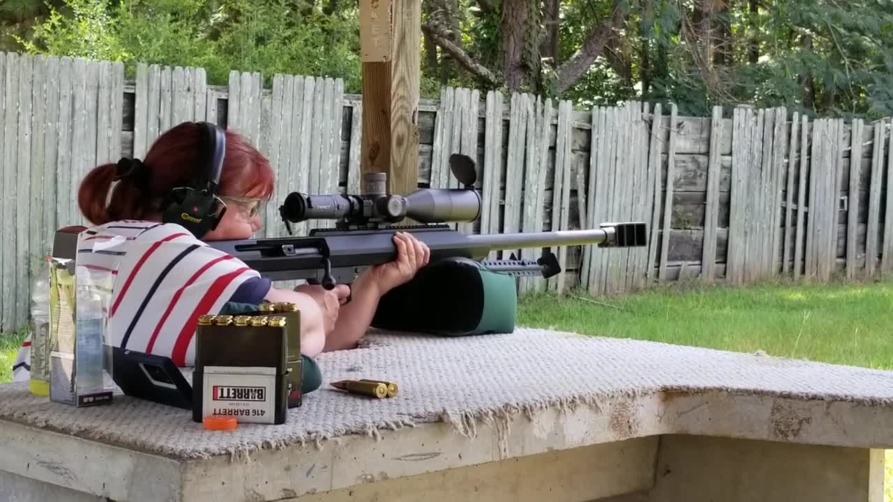 Shooting the 416 Barrett by area318com Bayou Advanced Weapon Systems
