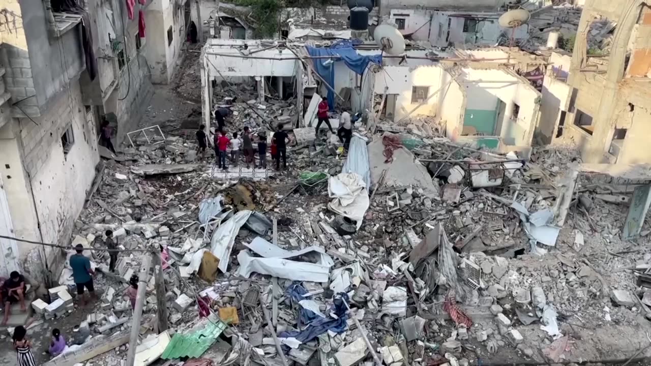 Gazan mourns his newborn twins killed in an Israeli strike