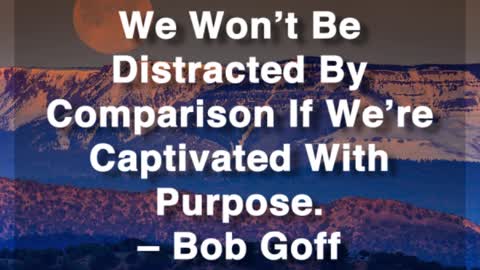 Distracted By Comparison