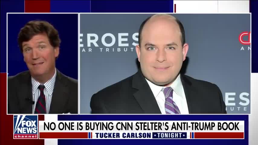 Tucker mocks Brian Stelter's low book sales