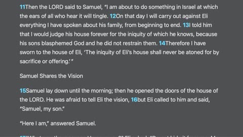 1 Samuel 3