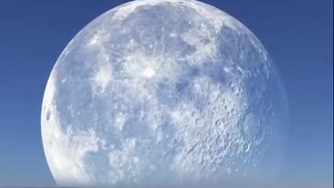 Moon where it is born - Luna vista em toda su hermosura