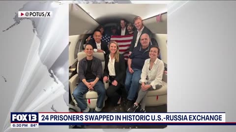 24 prisoners swapped in historic U.S.-Russia exchange | FOX 13 Seattle