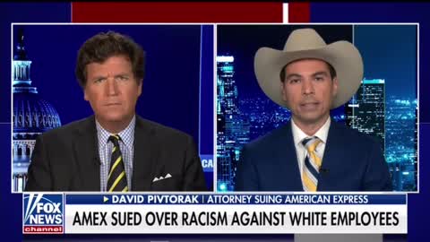 Tucker Carlson on AMEX getting sued over racism against white employees!!