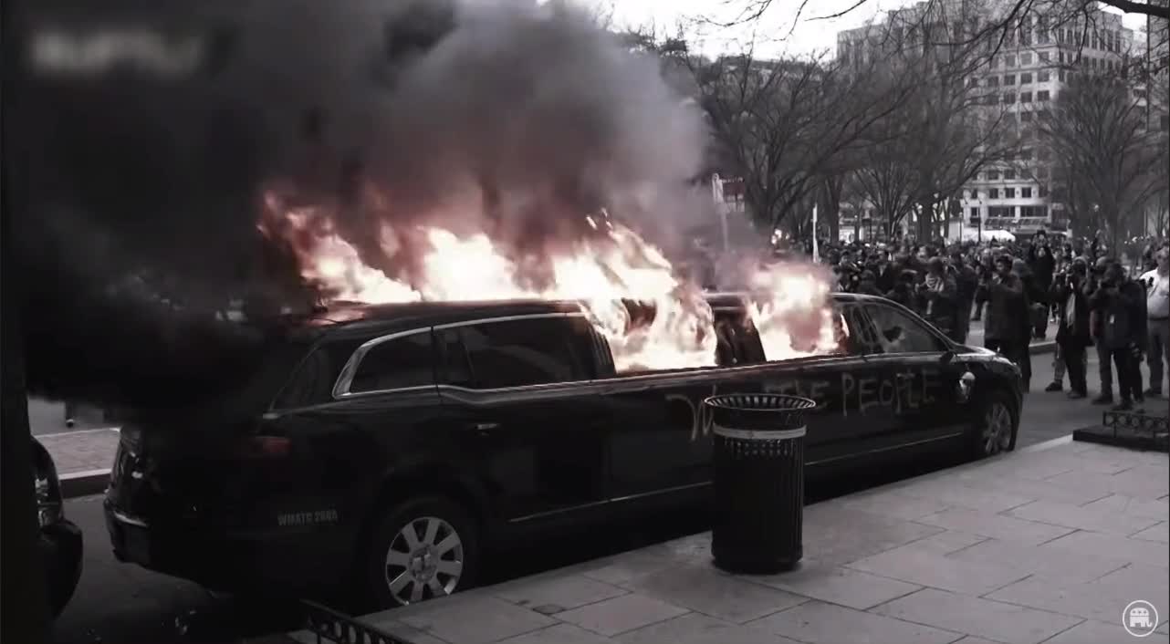 IGNORING DEMOCRATS VIOLENCE AND FABRICATING VIOLENCE ON THE RIGHT