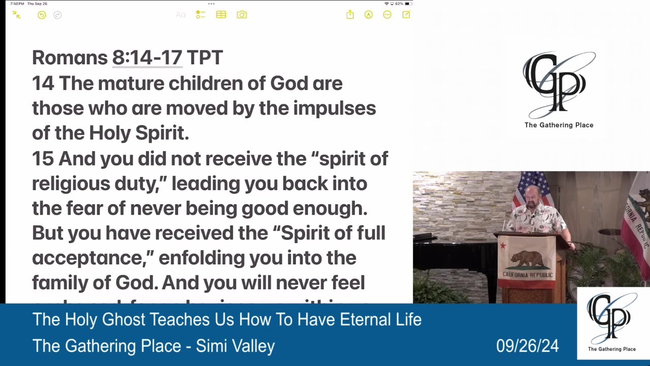 The Holy Ghost Teaches Us How To Have Eternal Life