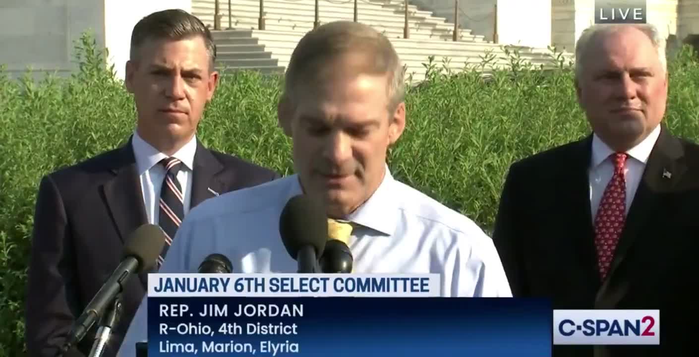 Jim Jordan Slams Dems for Not Answering on Lack of Security on Jan 6