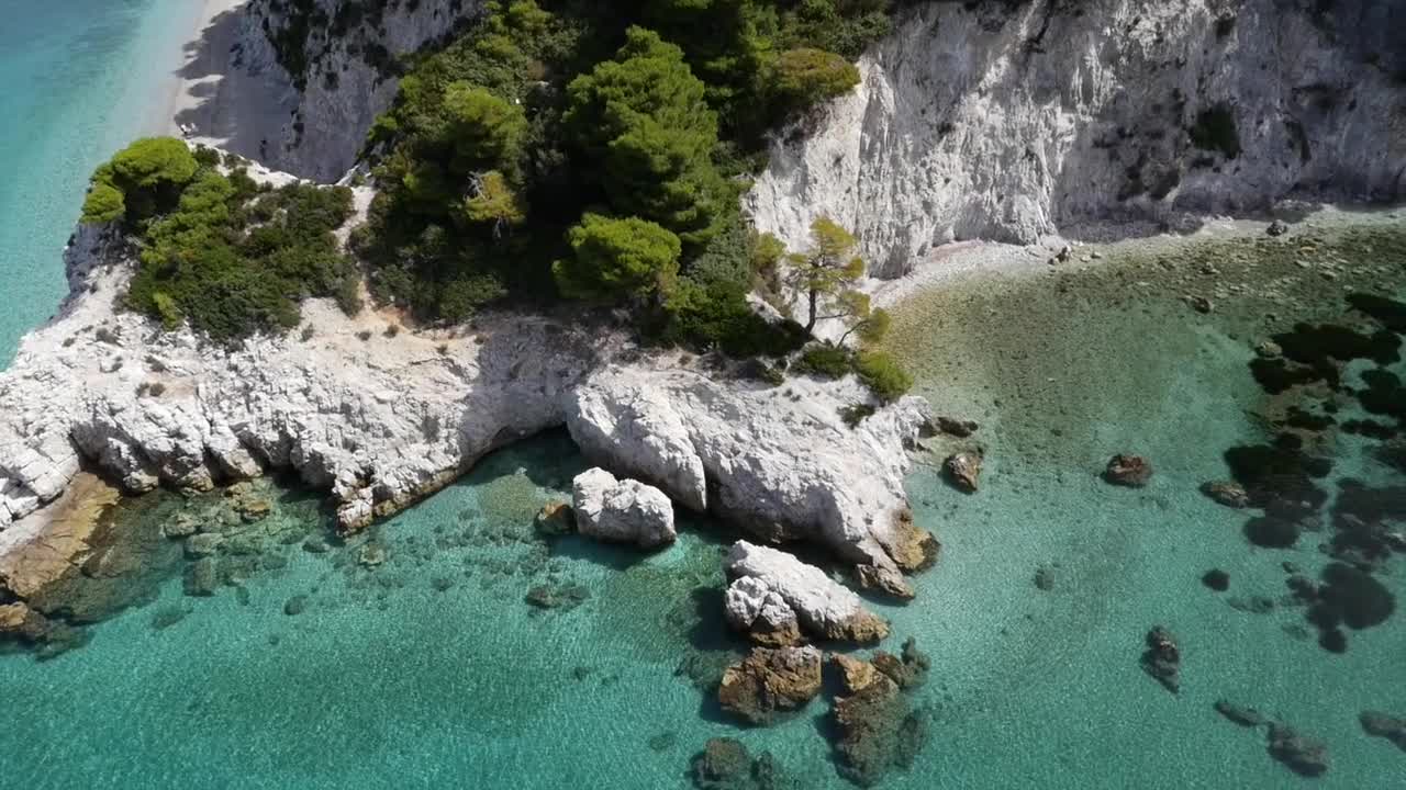 Holiday on Jet ski at sandy beach in Greece