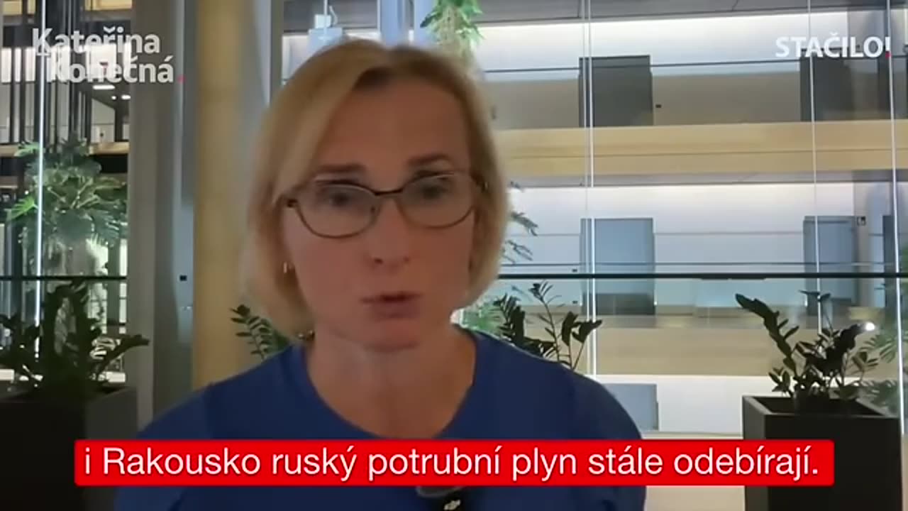 Kateřina Konečná o Ruském plynu