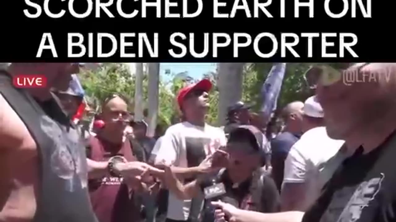 Immigrant Trump supporters go scorched earth on a biden supporter