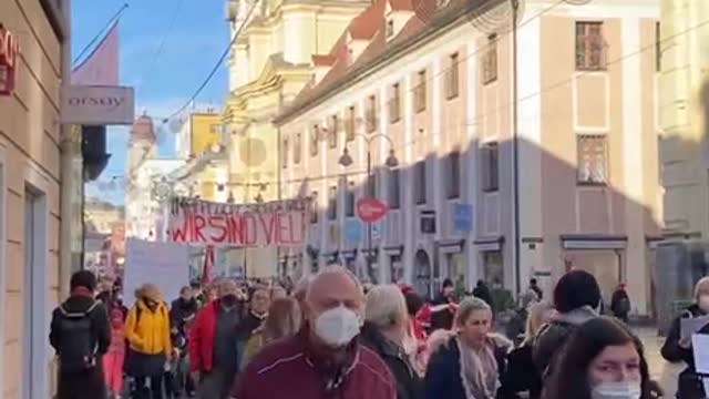 Austrija je ustala! Zig-tausende se sklapa u Landeshauptstadtu