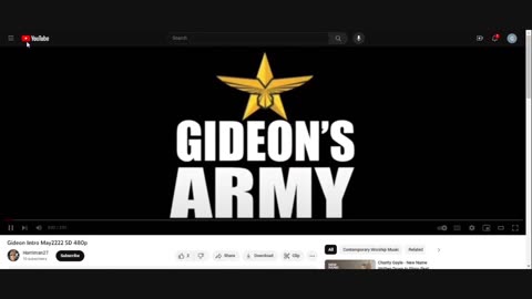 GIDEONS ARMY TUESDAY 11/7/23 @ 945 AM EST