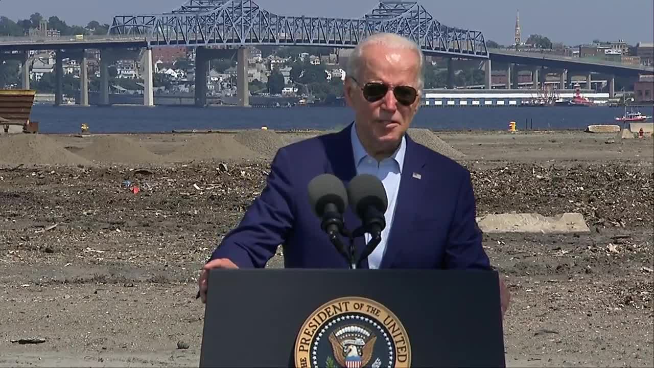 Biden discusses the climate crisis and opportunities to create jobs, lower costs