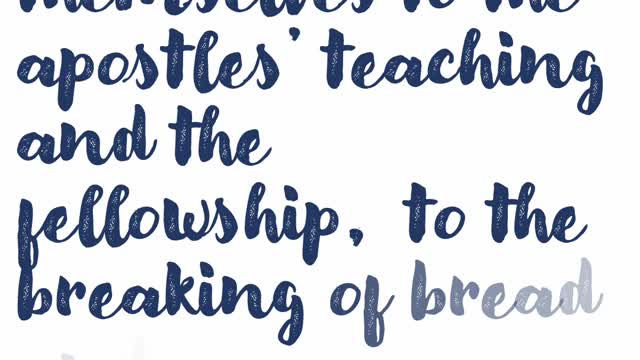 Acts 2:42
