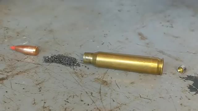 Pulling a bullet apart
