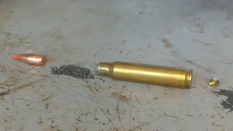 Pulling a bullet apart