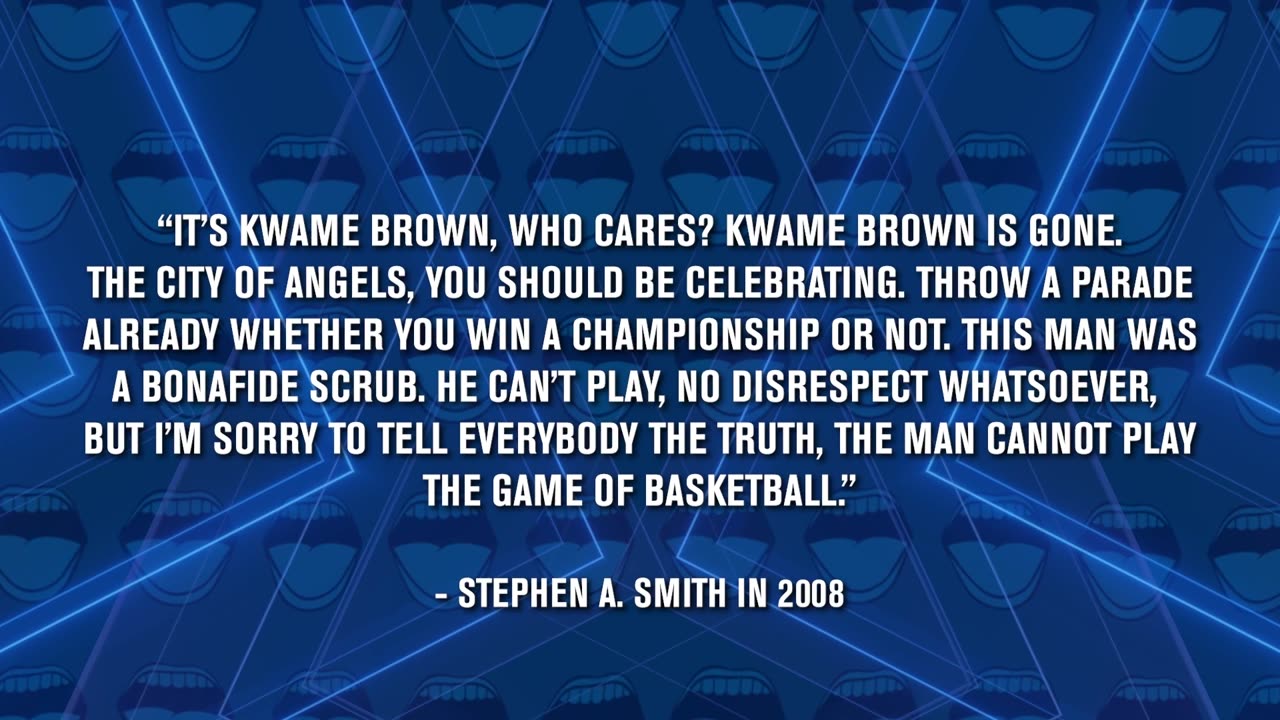 Stephen A Smith Regrets Kwame Brown Diss! "Wish I Could Do That Over." Did His Rant Cross the Line?!