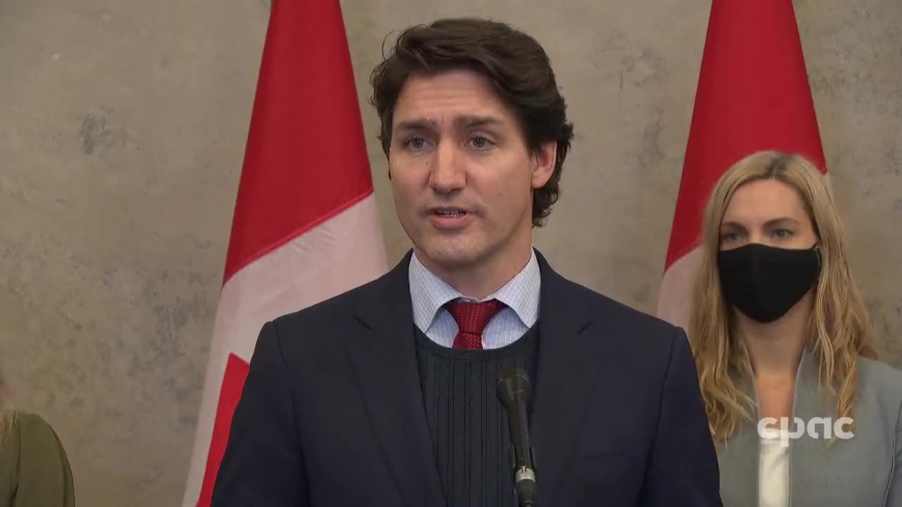 Justin Trudeau announces that Canada will join a diplomatic boycott of the Beijing winter Olympics