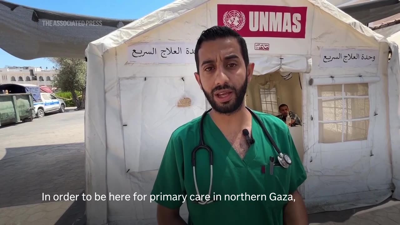 Gaza City hospital partially resumes operations after Israeli assault.mp4