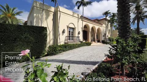 Luxury Homes - Palm Beach Estate - 151 Via Bellaria Palm Beach, Florida.mp4