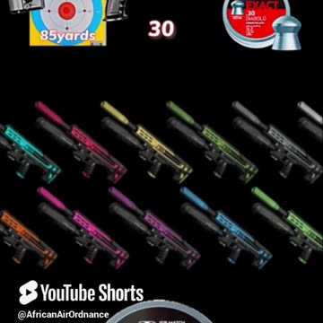 Skout Airguns Epoch 30 cal shooting JSB 44.74gn pellets @ 85 yards