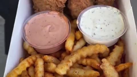 Tasty Chicken Chop Fries