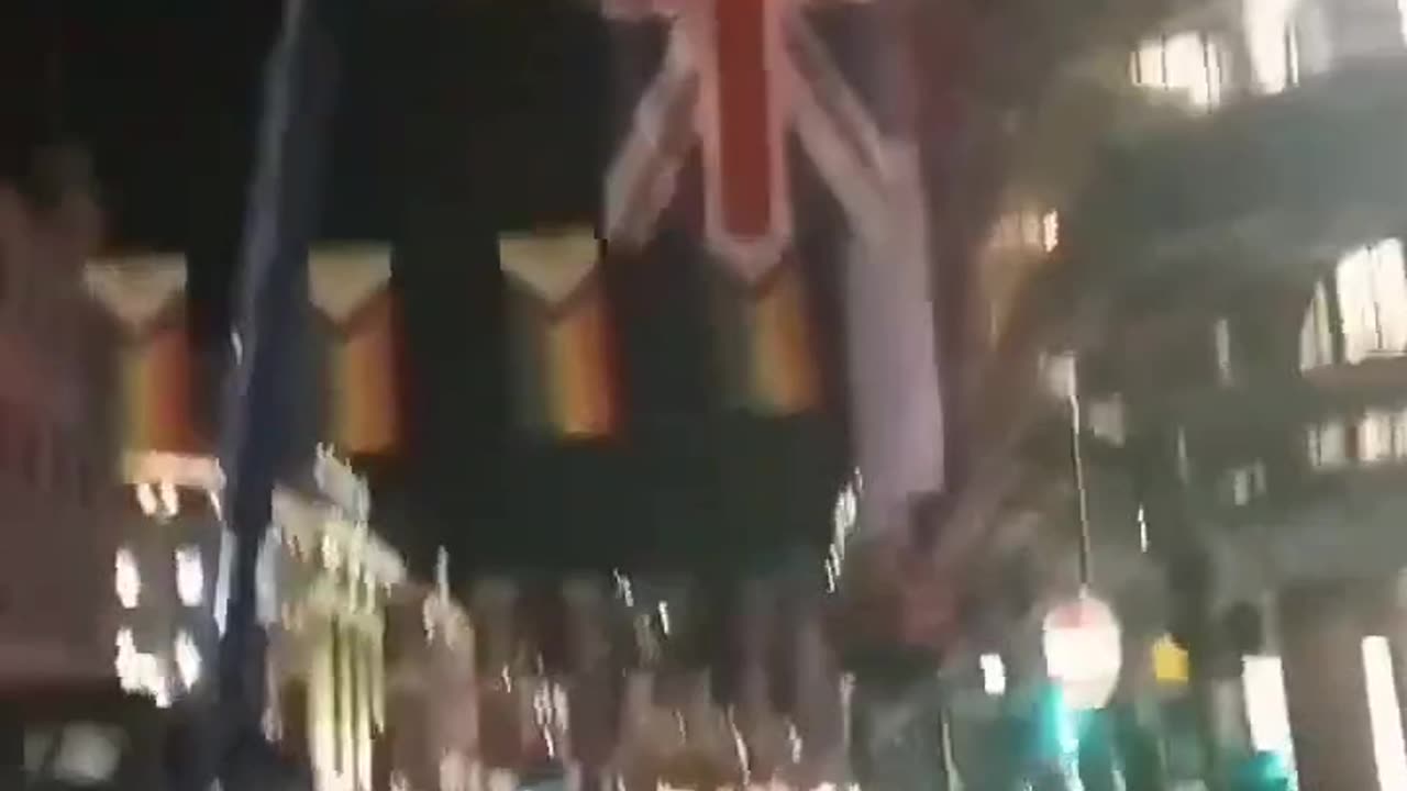 The UK Flag gets taken down. Pray for the UK.