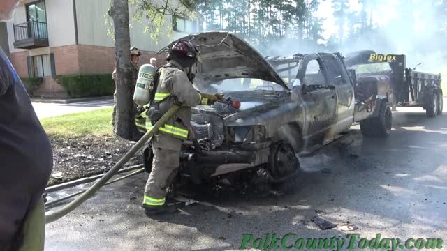 TRUCK FIRE, LIVINGSTON TEXAS, 07/02/22...