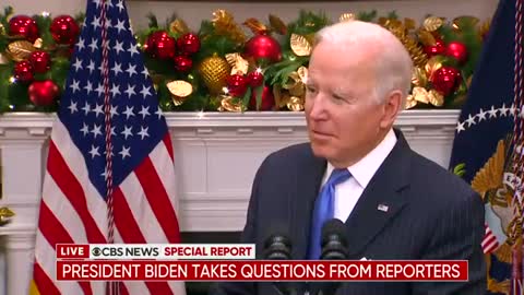 Biden: "I expect the new normal to be, everyone ends up getting vax & the booster shot.”