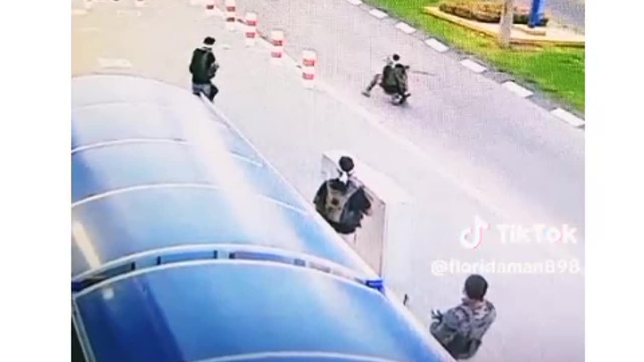 Hamas Fire RPG at Ambulance