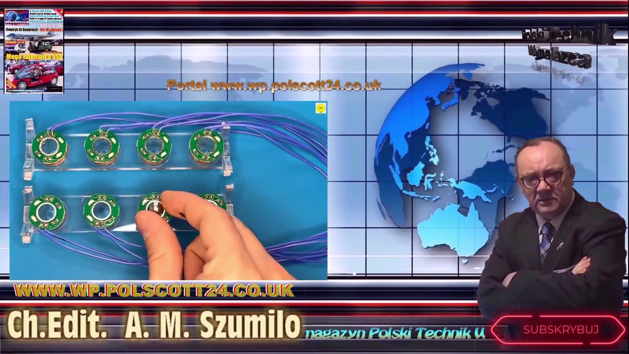 V8 ELECTROMAGNETIC DYNAMO / DYDAMO SILNIK 5 V / ELEKTROMAGNETYCZNE DYNAMO V8
