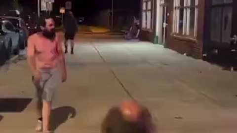 A unique drive-by slap