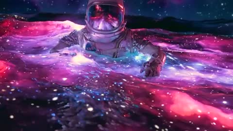 Astronaut in the ocean