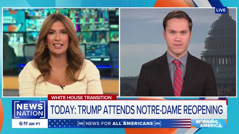 Trump to attend Notre Dame Cathedral reopening, to meet with Macron | Morning in America