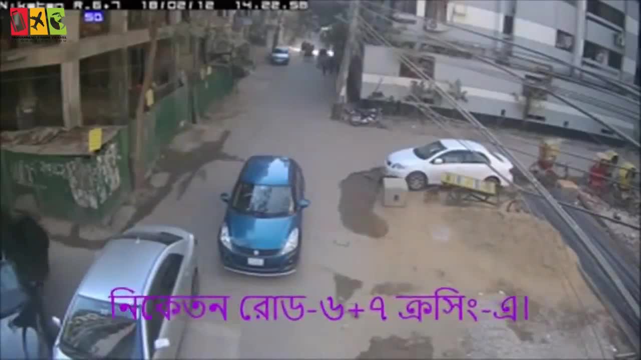 CCTV Road accedent